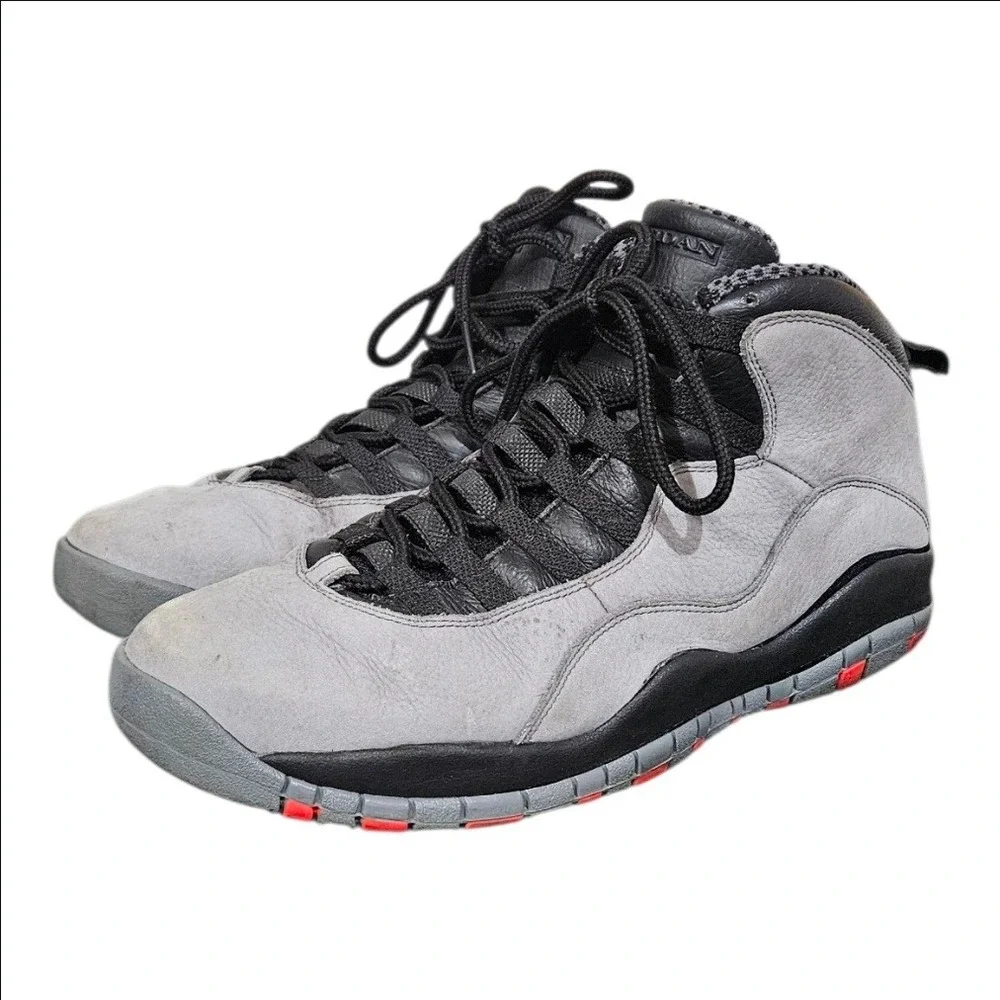 Nike Air Jordan 10 Retro Cool Grey Mens Basketball Shoes Sneakers 310805-023